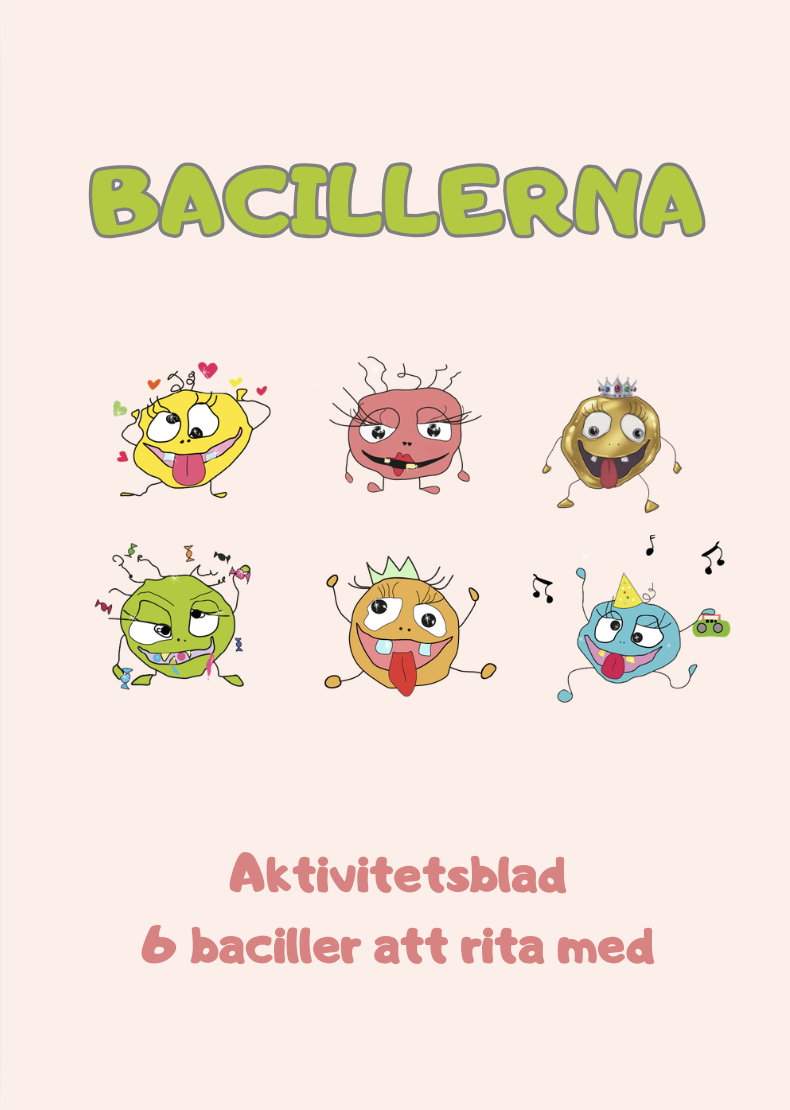 Bacillerna Aktivitetsblad – 6 baciller att rita med